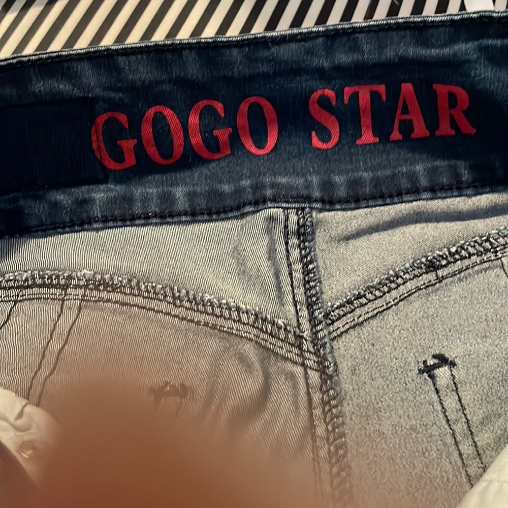 Gogó size 3 denim shorts blue